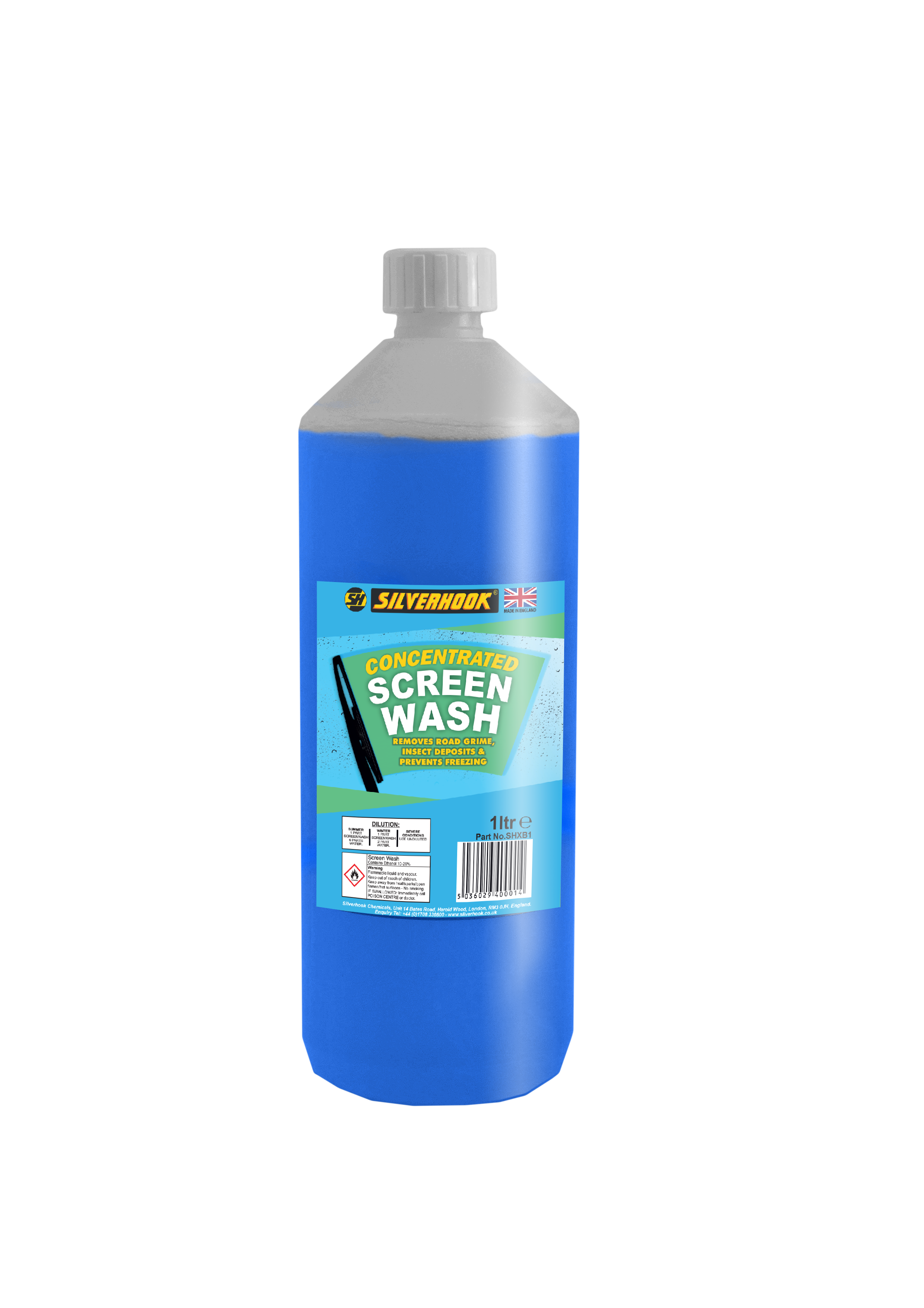 Screen Wash Concentrated 1 Litre  Silverhook Ltd