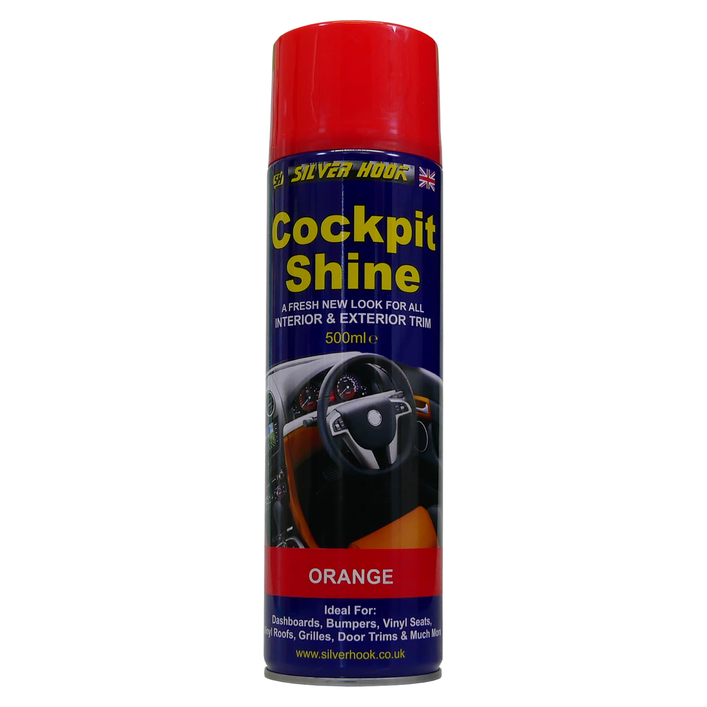 Cockpit Shine Orange Scented Aerosol 500ml