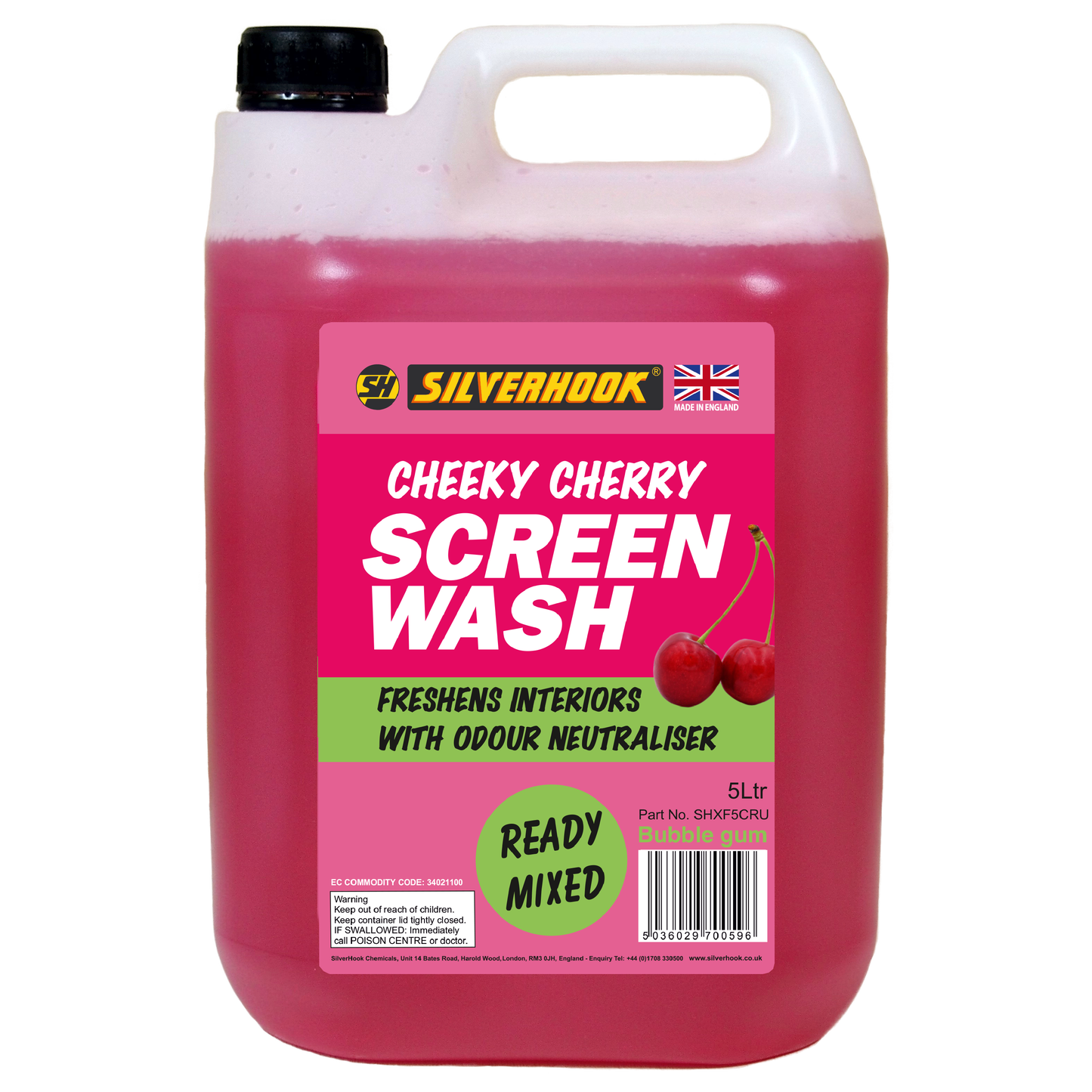 Screen Wash Ready Mixed Cherry Scented 5 Litre