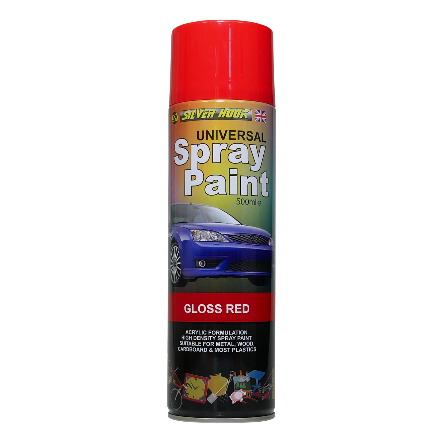 Spray Paint 500ml Gloss Red