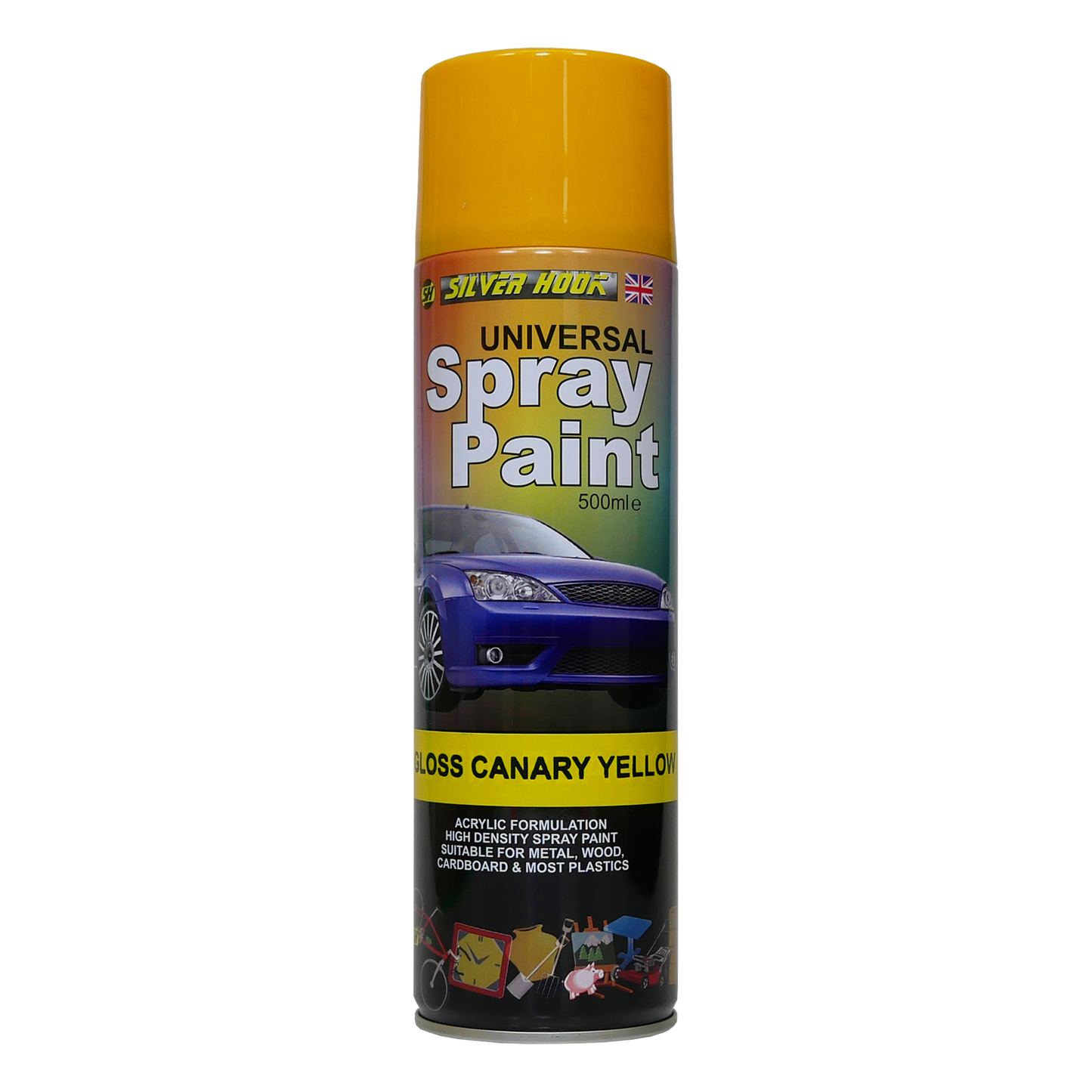 Spray Paint 500ml Gloss Canary Yellow