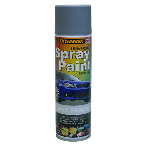 Spray Paint 500ml Grey Primer