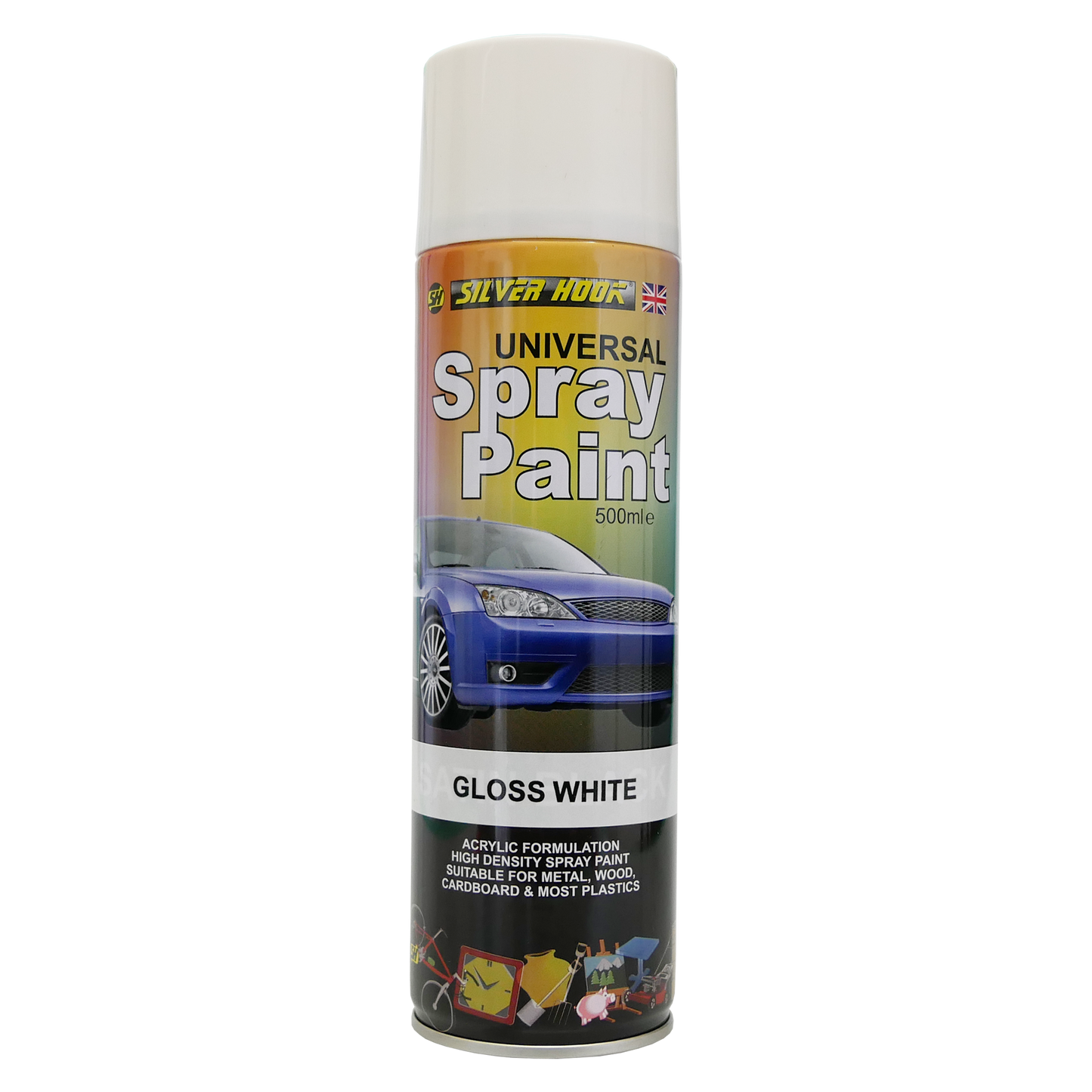 Spray Paint 500ml Gloss White