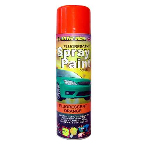 Spray Paint 500ml Fluorescent Orange