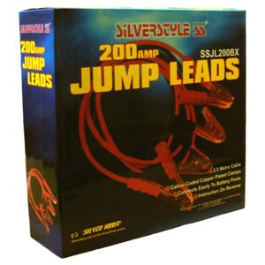 200 Amp Jump Leads 2.5 Metre Boxed
