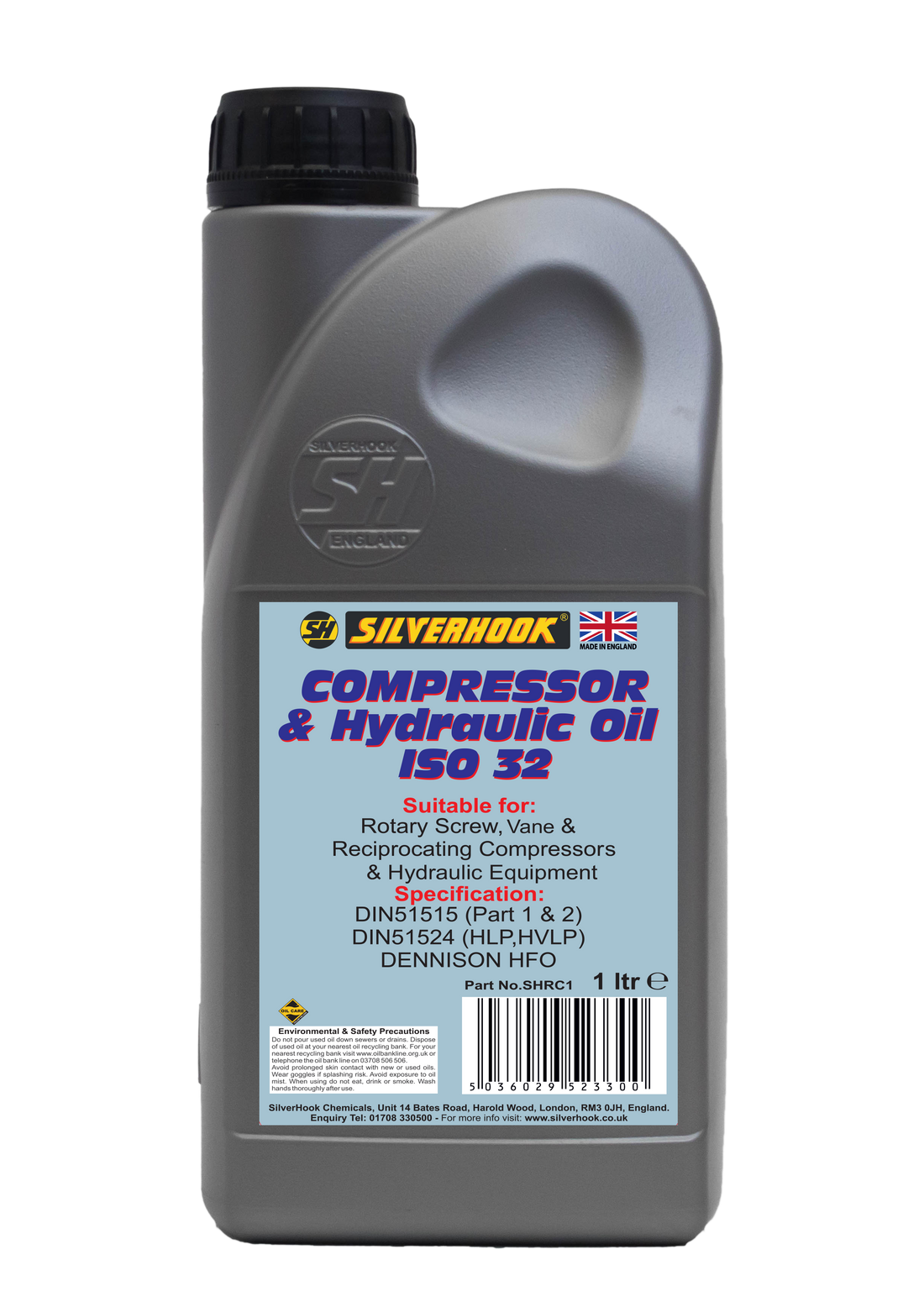 Compressor Oil ISO 32 1 Litre – Silverhook Ltd