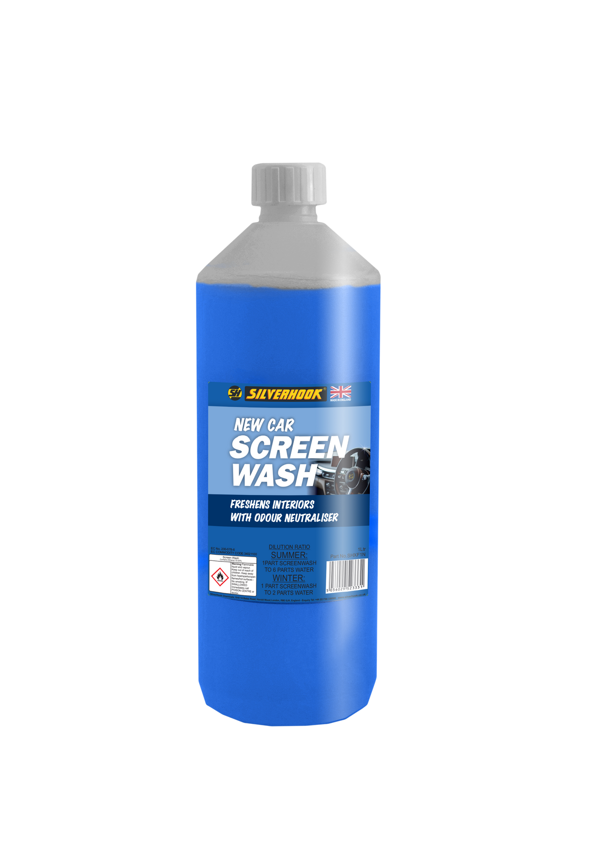 Screen Wash Engine Screen Wash New Car Scented 1 Litre – Silverhook Ltd