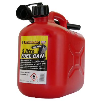 Fuel Can for Leaded Petrol Red 5 Litre