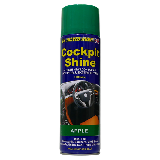 Cockpit Shine Apple Scented Aerosol 500ml