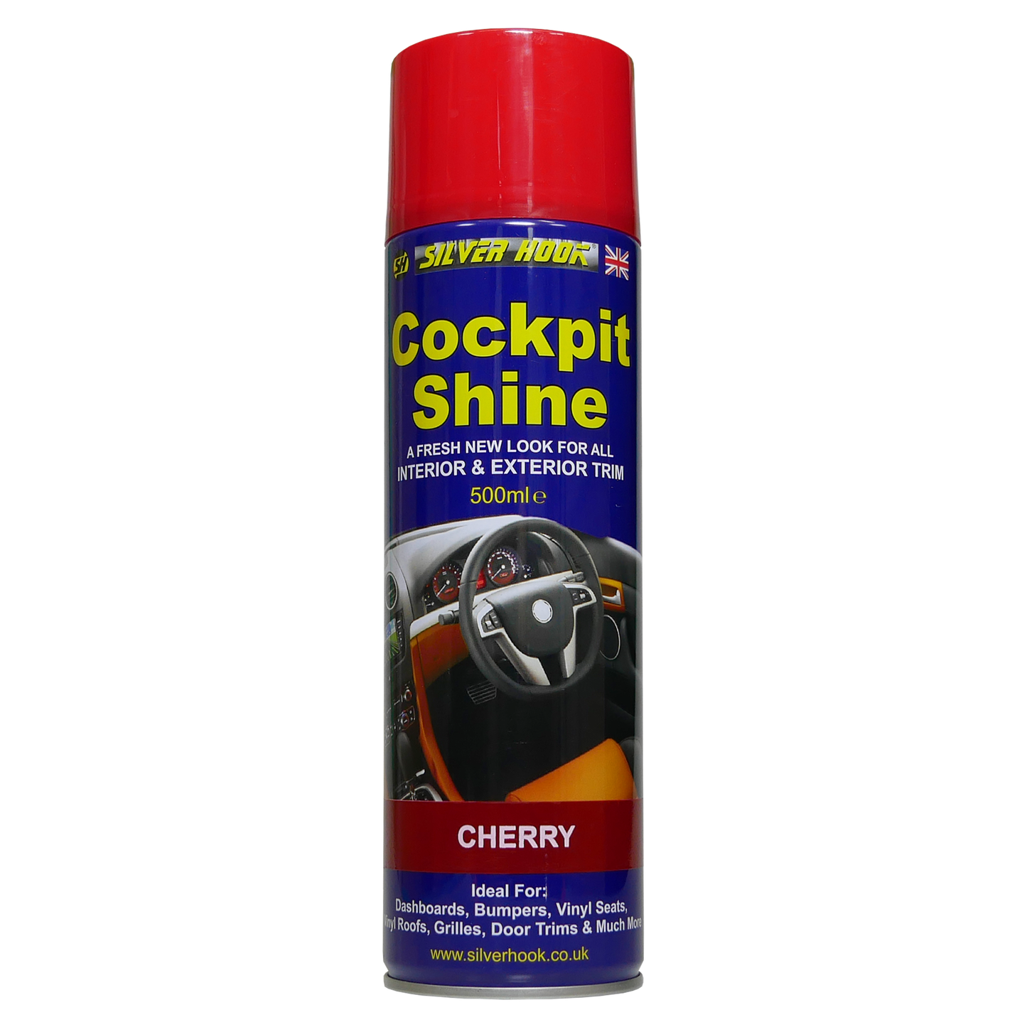 Cockpit Shine Cherry Scented Aerosol 500ml