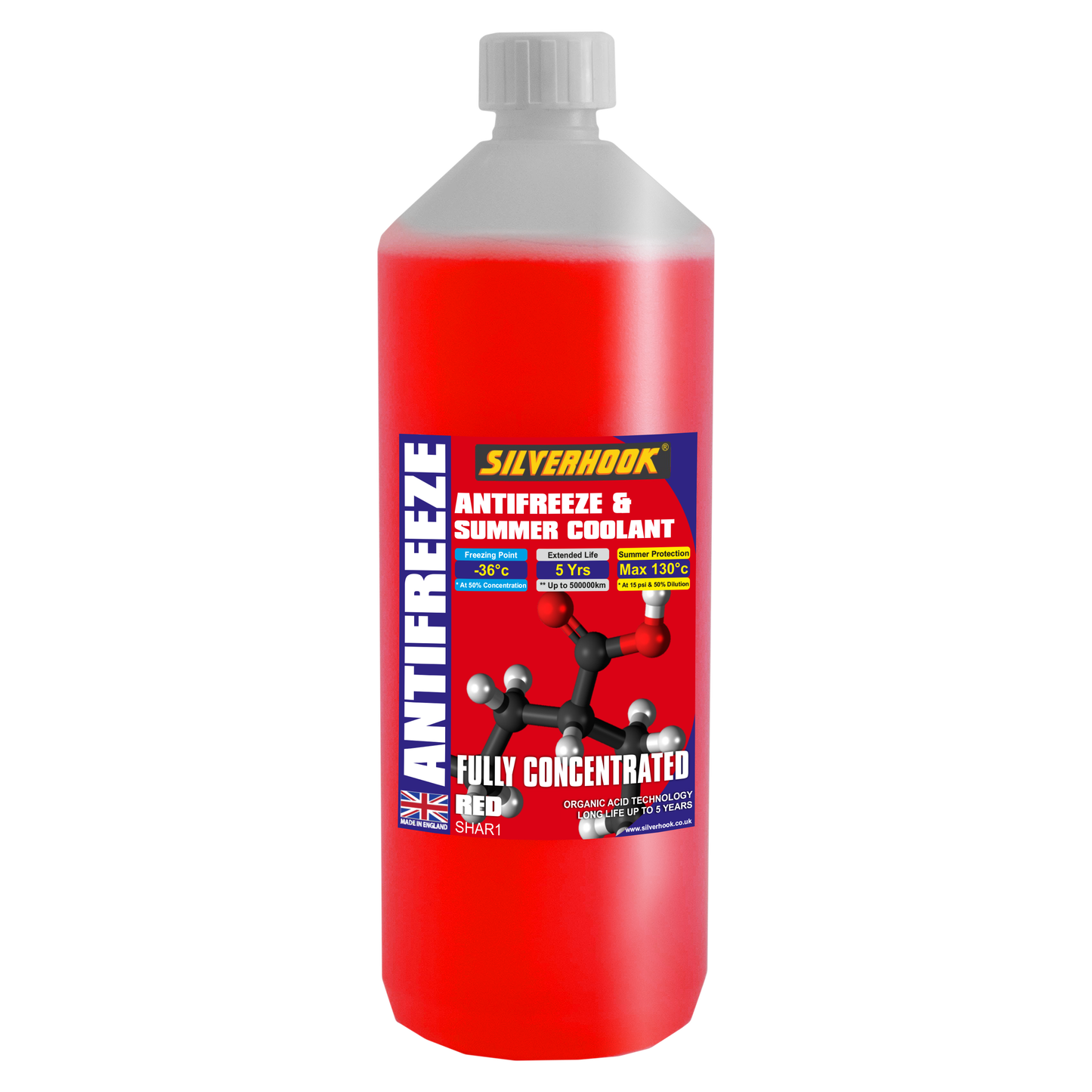 OAT Antifreeze Red Fully Concentrated