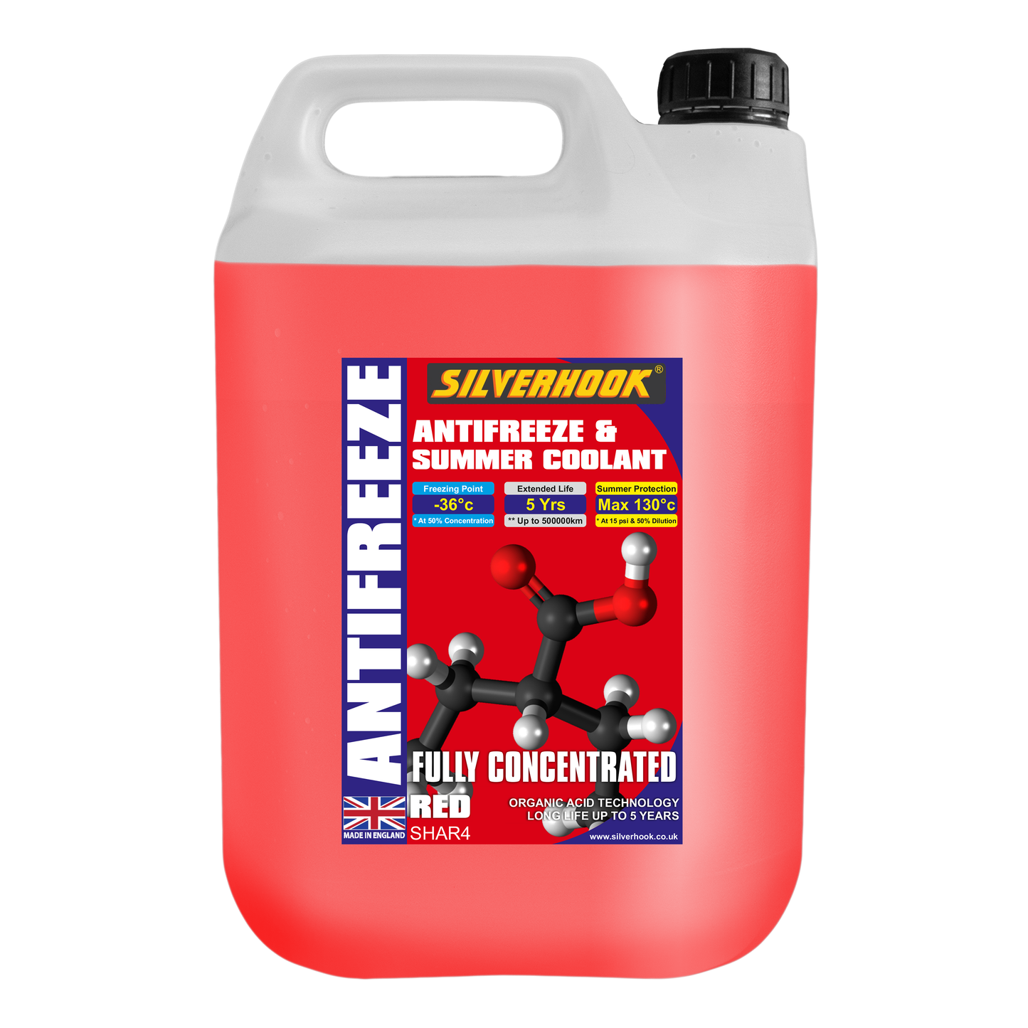 OAT Antifreeze Red Fully Concentrated