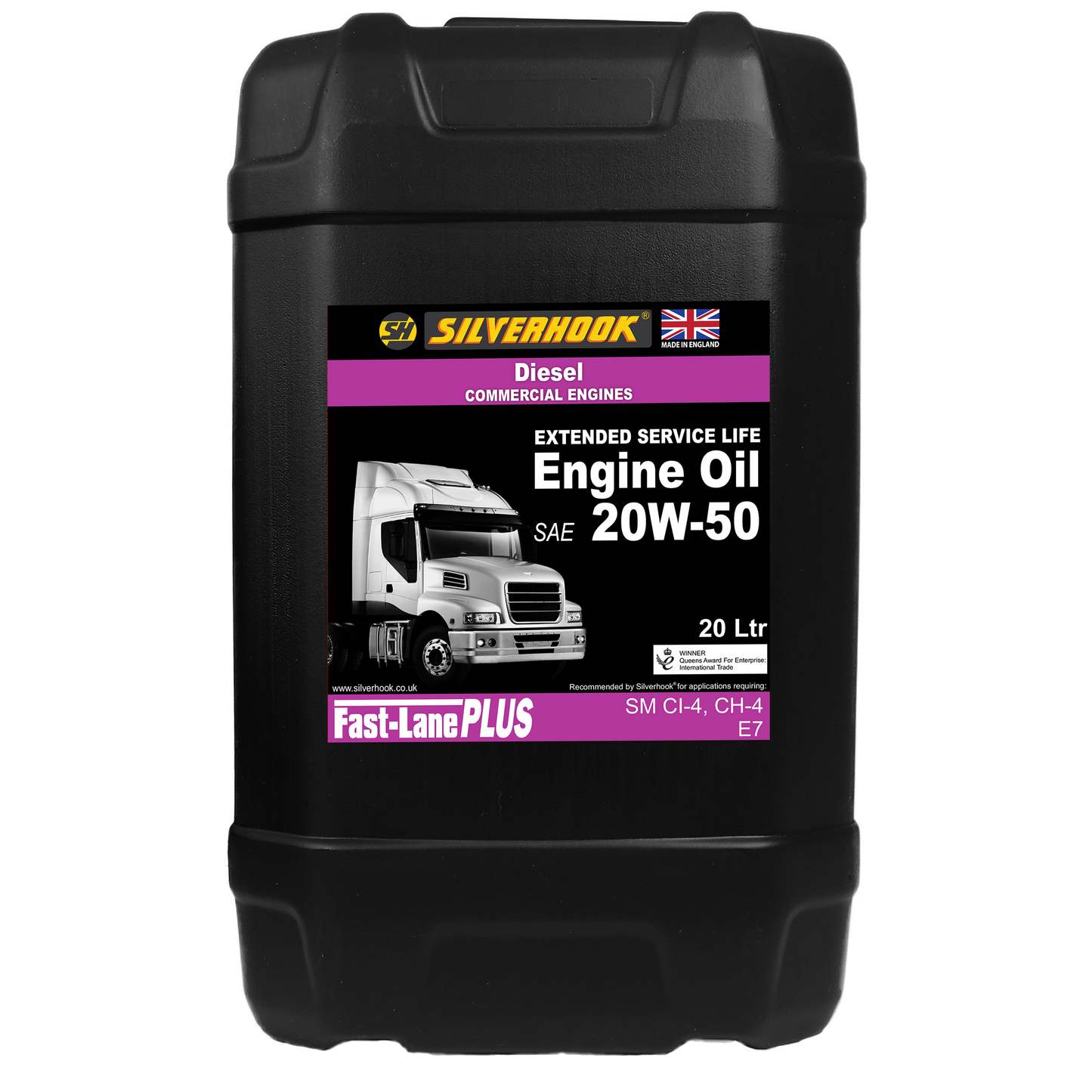 20W-50 Engine Oil API: SM/CI-4 E7