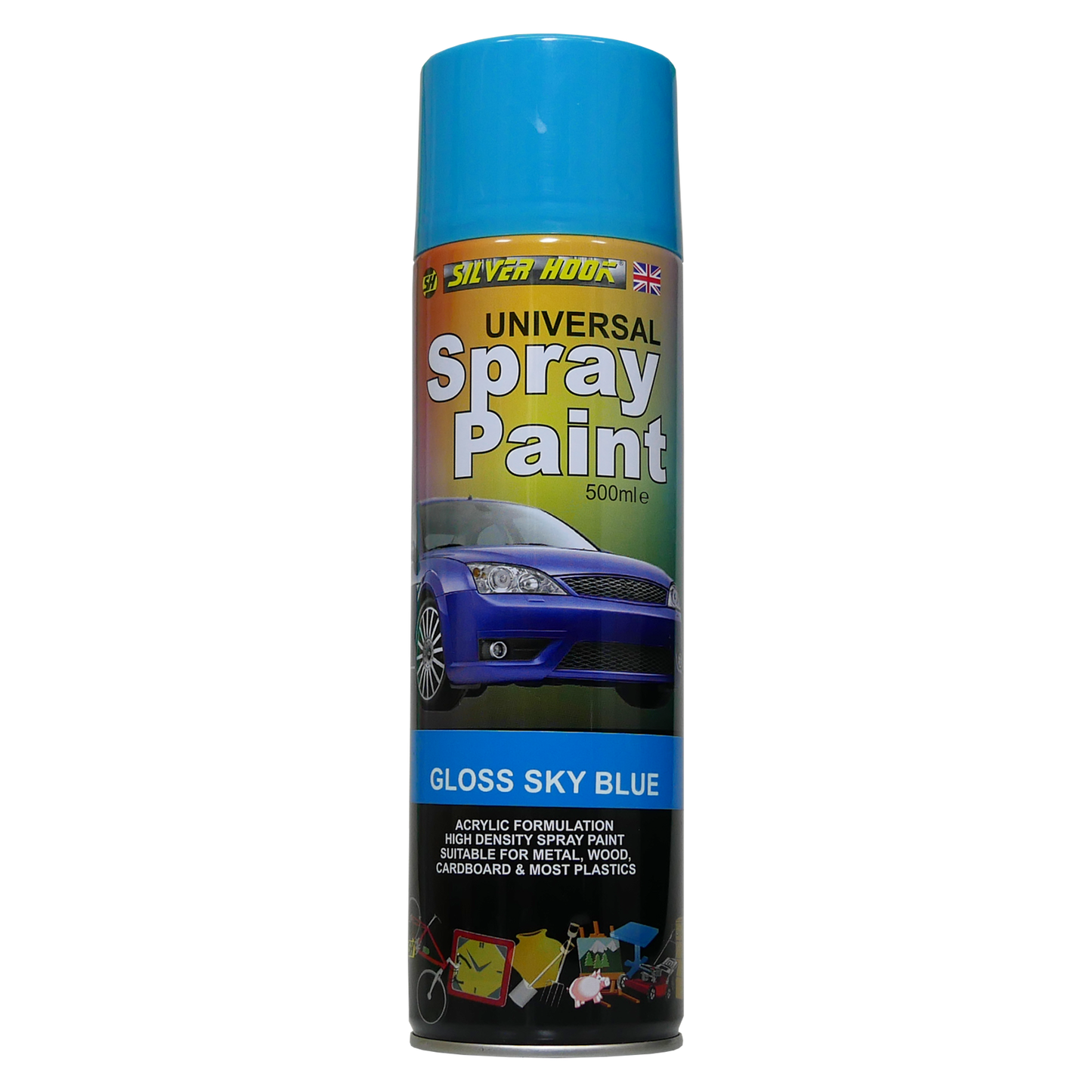 Spray Paint 500ml Gloss Sky Blue