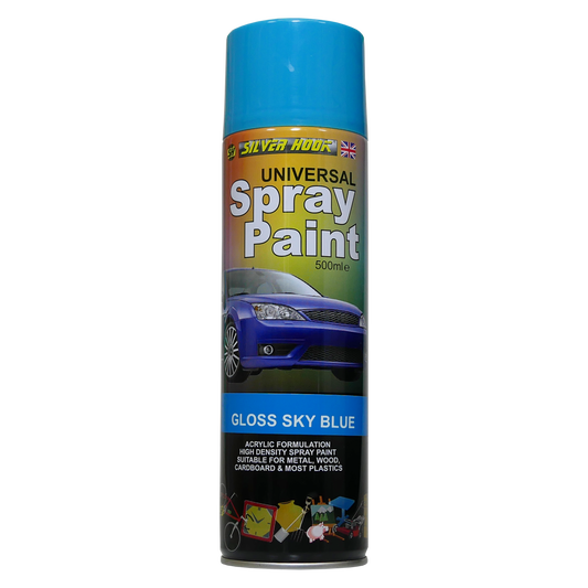 Spray Paint 500ml Gloss Sky Blue