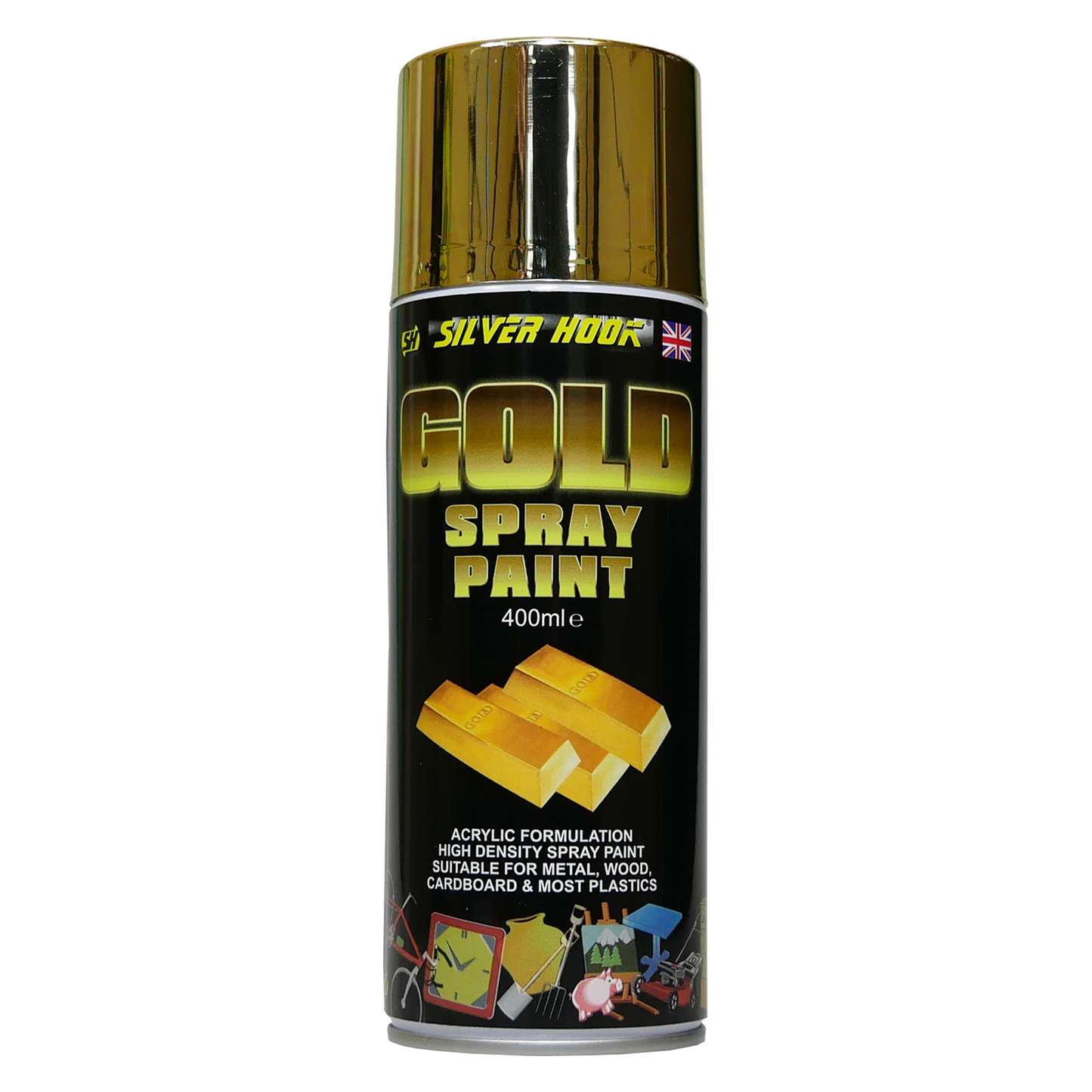 Spray Paint 400ml Gold Effect 18K
