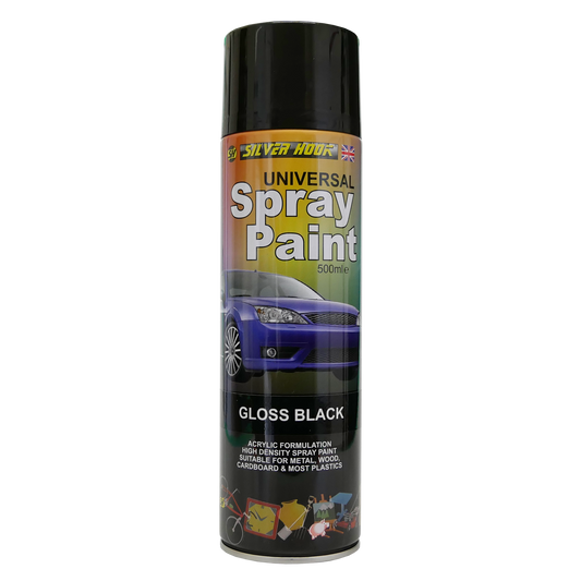 Spray Paint 500ml Gloss Black