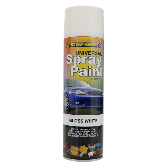 Spray Paint 500ml Gloss White