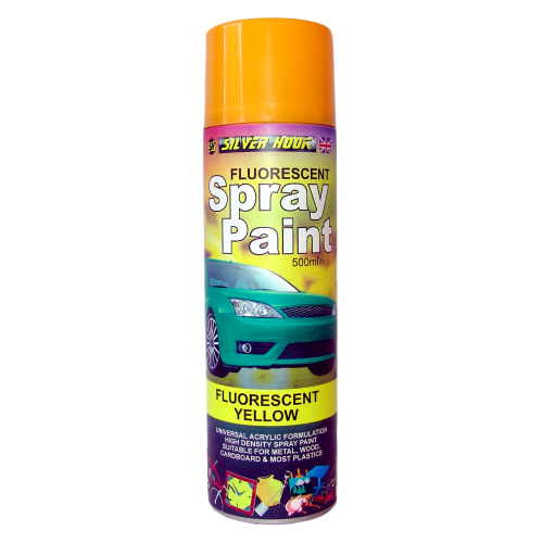 Spray Paint 500ml Fluorescent Yellow