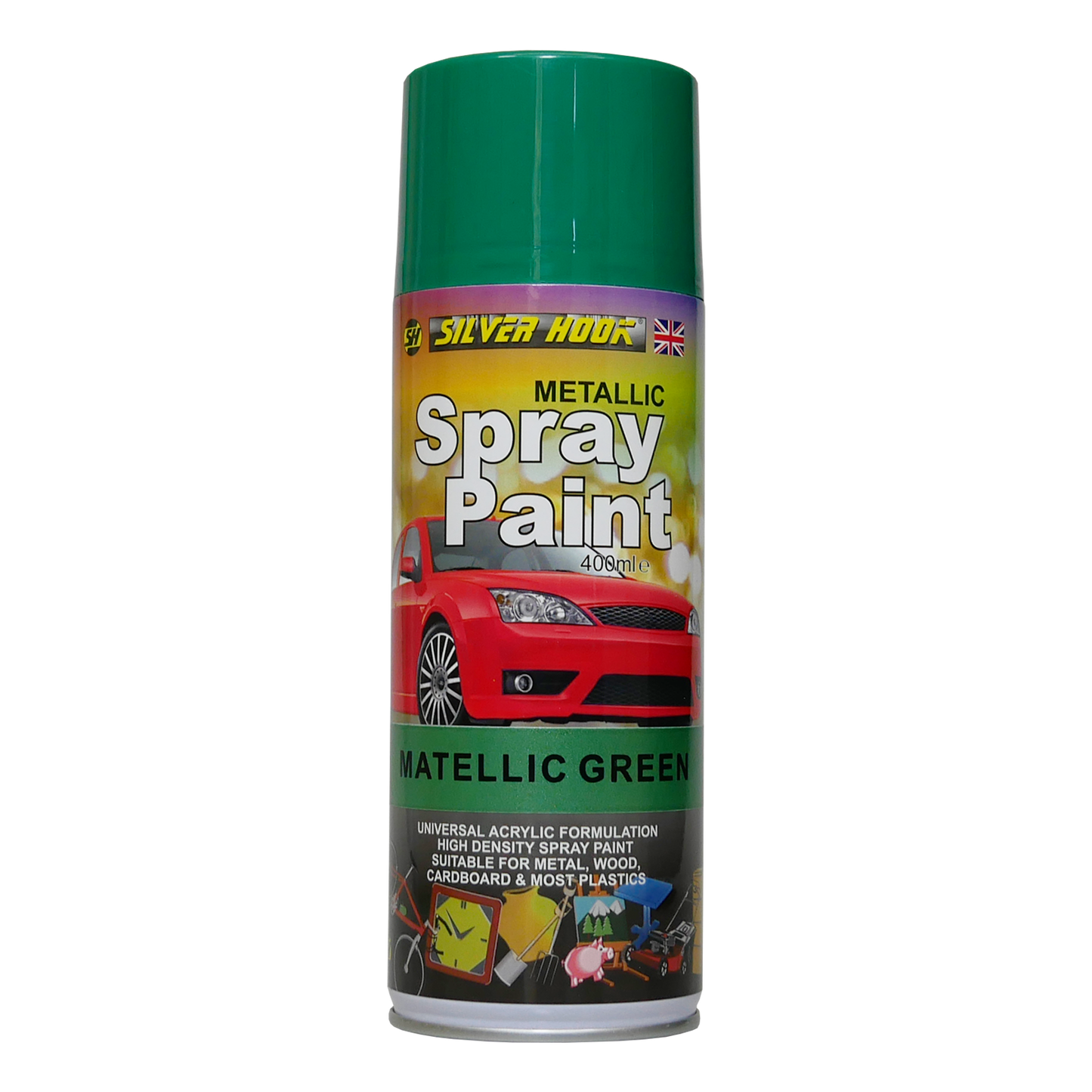 Spray Paint 400ml Metallic Green