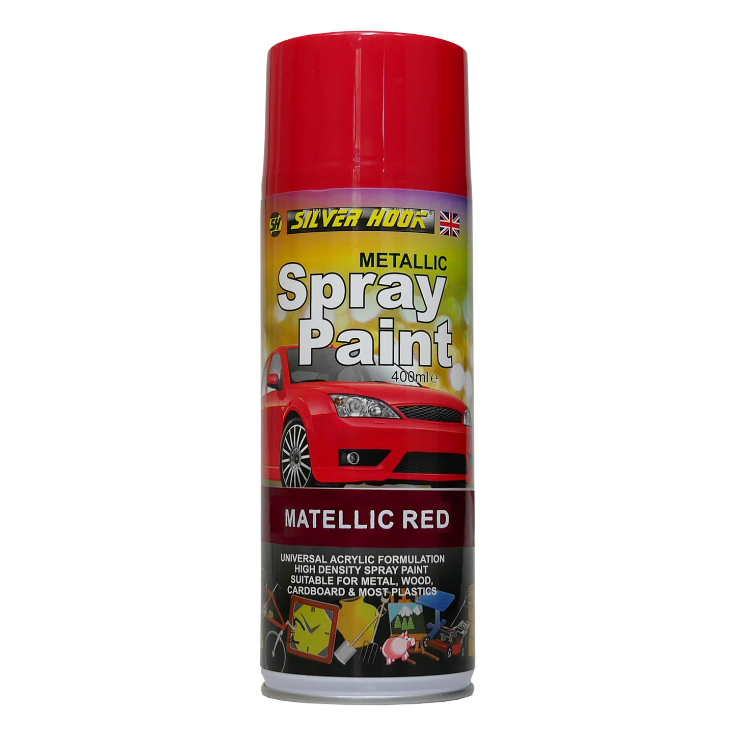 Spray Paint 400ml Metallic Red