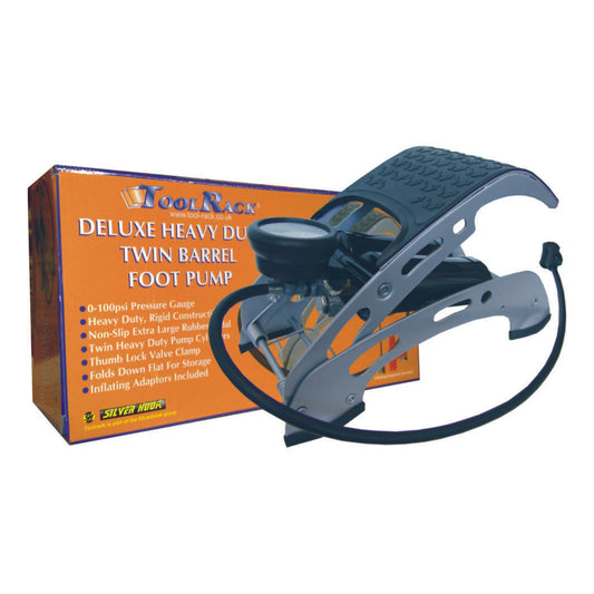 Foot Pump Twin Barrel