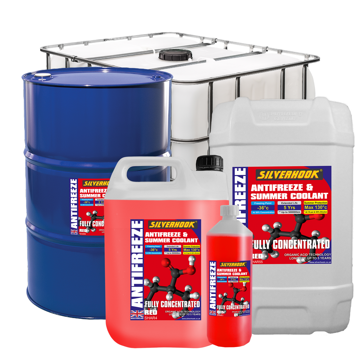 OAT Antifreeze Red Fully Concentrated