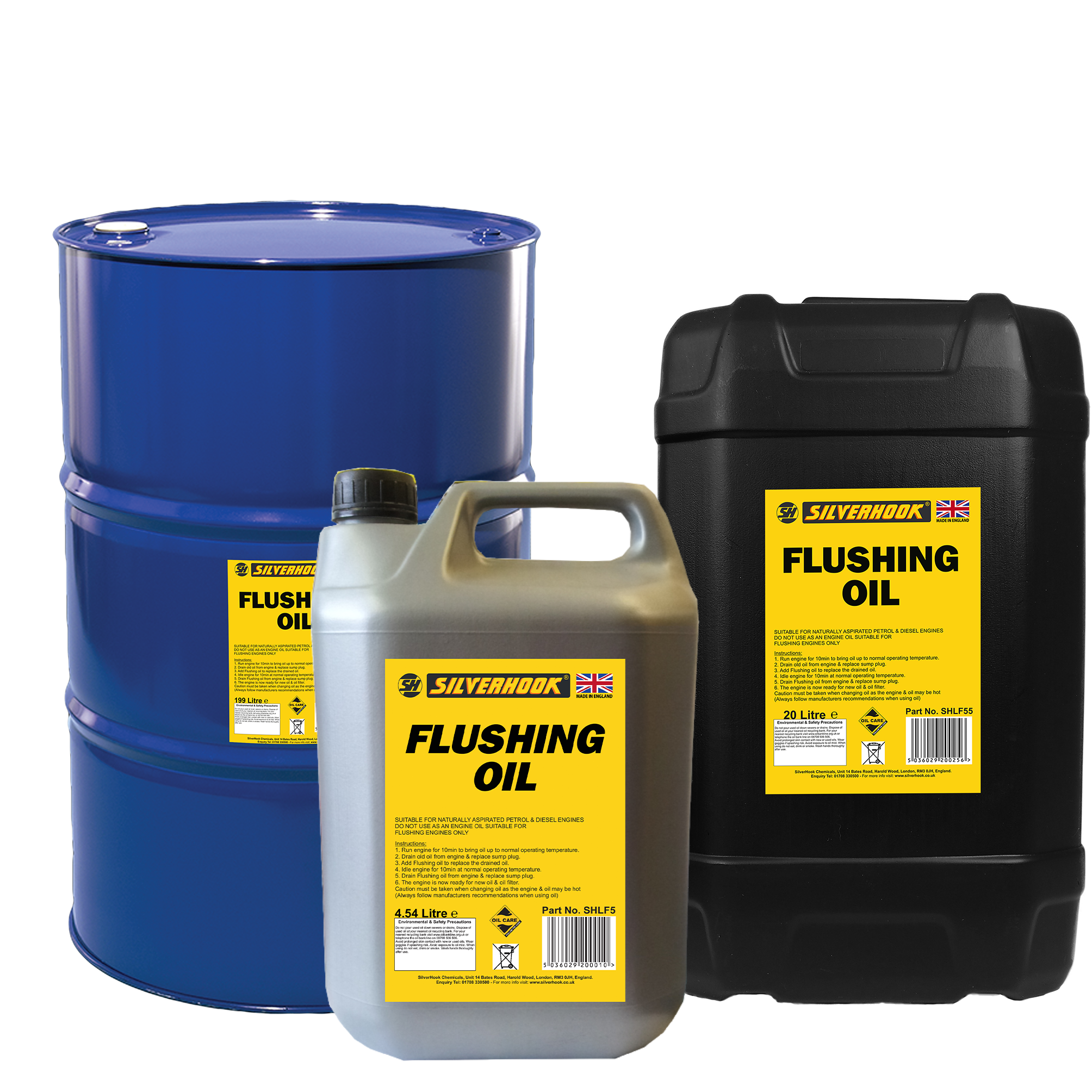 Flushing Oil – Silverhook Ltd