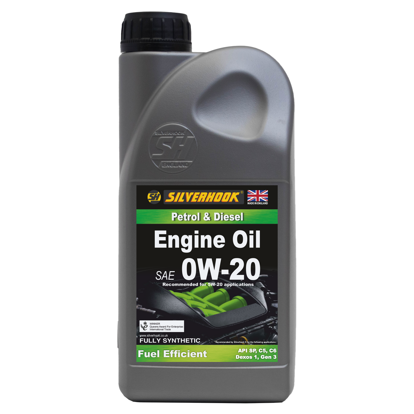 0W-20 Engine Oil Fully Synthetic API: SP C5/C6 – Silverhook Ltd 0W-20 Engine Oil Fully Synthetic API: SP C5/C6 – Silverhook Ltd